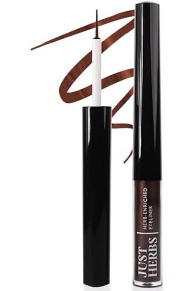 Just Herbs Eyeliner Waterproof and Smudge Proof, Long Lasting Eyeliners 2.5g (Nutty Brown)