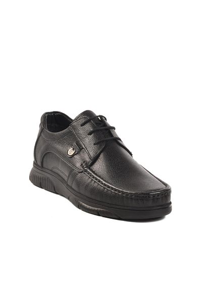 AYAKMOD 232061 m Black-Black Genuine Leather Men's Casual Shoes