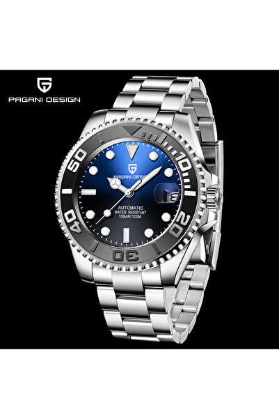 Pagani design PD-1651 Yachtmaster Erkek Otomatik Saat Lüks Mekanik Kol Saati Paslanmaz Çelik Su Geçirmez Saat