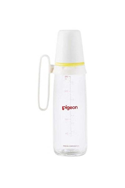 Pigeon Glass Nursing Bottle With Handle 240 mL