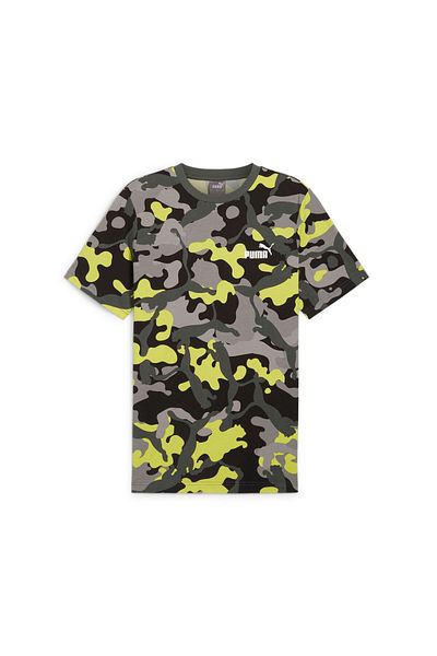 Puma Mens ESS+ CAMO T-shirt - Gray