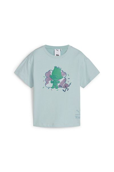 Puma Boys TROLLS Graphic T-shirt - Blue