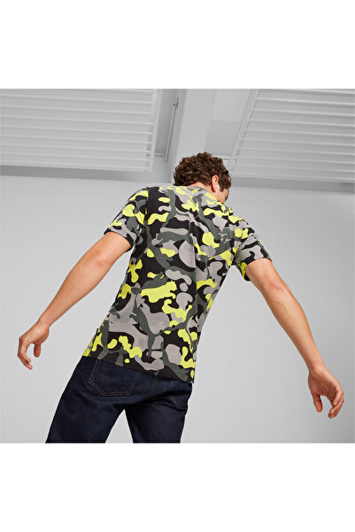 Puma Mens ESS+ CAMO T-shirt - Gray