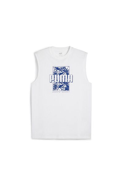 Puma Mens ESS+ PALM RESORT T-shirt - White