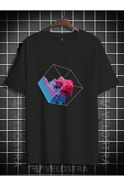 Velostra Cub unisex cu imprimeu supradimensionat tricou