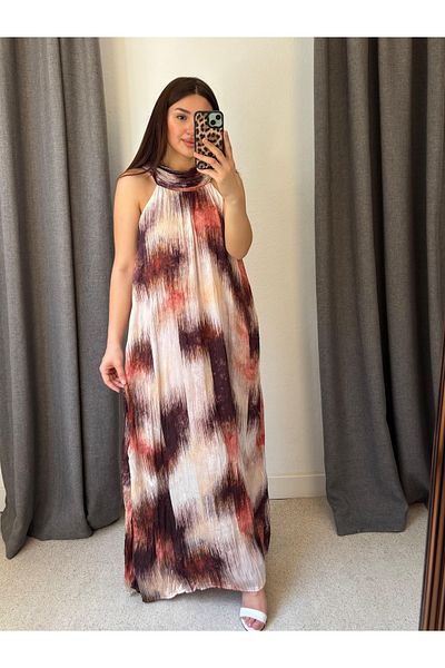 ROSSA Halter Neck Dress