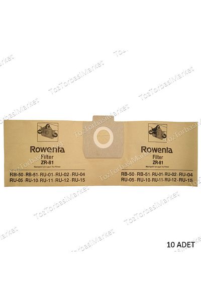 Magic Bags |   Vacuum Cleaner Dust Bag Compatible for Rowenta-Ru505-Zr815-Rb175-Rb50-60-70-520-Models-20 Pieces