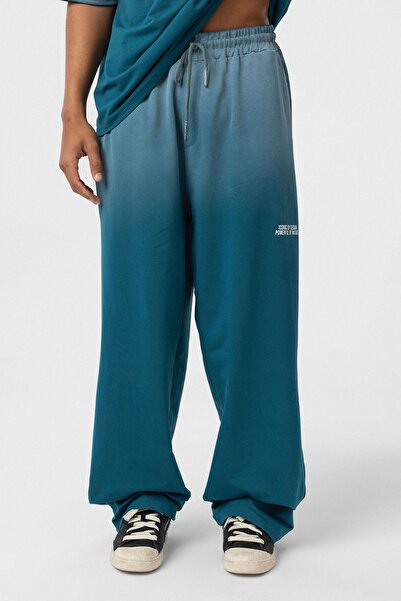 VAMOSCLO Πλενόμενο oversized με τύπωμα Σετ αθλητικής φόρμας Petrol