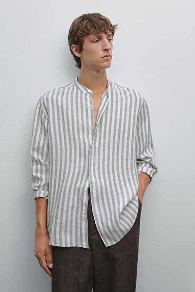 Massimo Dutti Hakim yaka regular fit gömlek