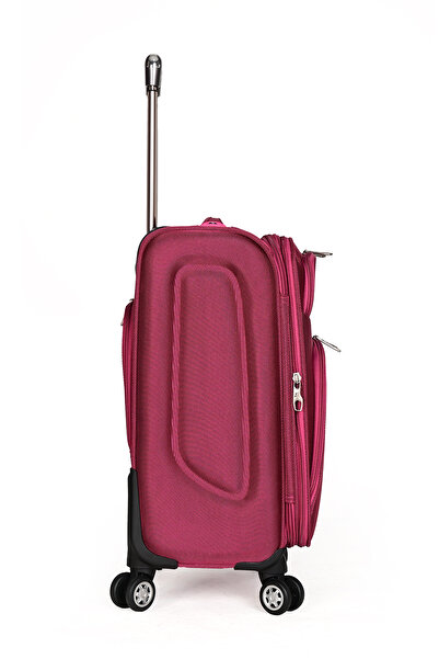 NK 8104 Kabin Boy Kumaş Valiz – Hafif, 360° Döner Tekerlek & Şifreli Kilit