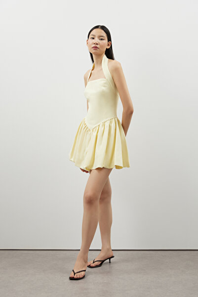 Jorbinol Balon Form Kısa Elbise