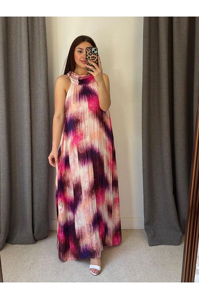 ROSSA Halter Neck Dress
