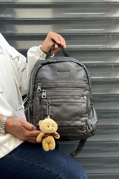Just Polo Imported Washable Leather Backpack and School Bag