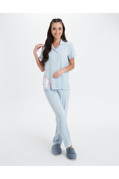 Nayomi Dream Blue Pajama Set