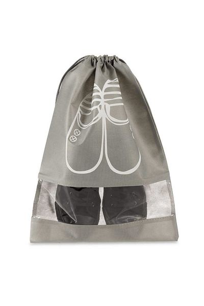 brand x Shoe Rack, Brand X, Grey Fabric PVC Material (31.5 x 1 x 43 cm)