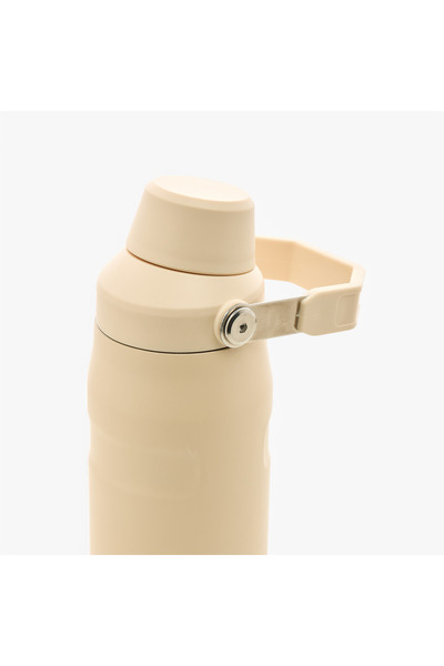 Lifestyle Solid Double Wall Stainless Steel Vaccum Bottle with Handle - 750 ml