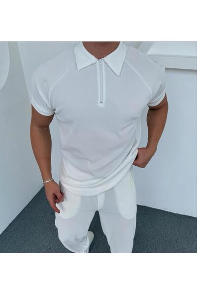 Q45collection Thin Twill Polo Neck