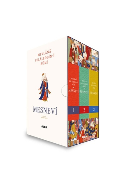 Alfa Yayınları Mesnevi 1-2-3 (Kutulu)