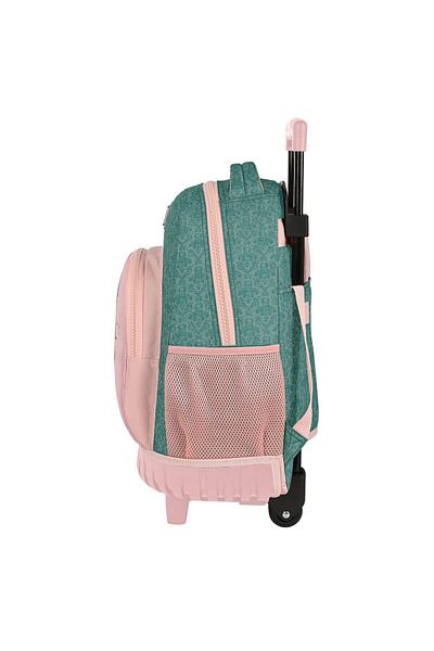 Santoro Swan Lake Wheeled School Backpack, Gray and Pink, 32x45x21 cm