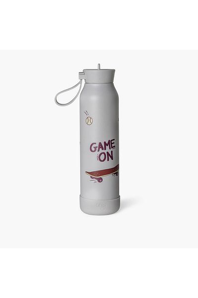 Citron Graphic Print Stainless Steel Sipper Water Bottle