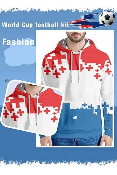 RIOXS 24D Portrait Hoodie Football Star Soft Breathable Sweatshirts Pullover Shirt Hooded Sweaters