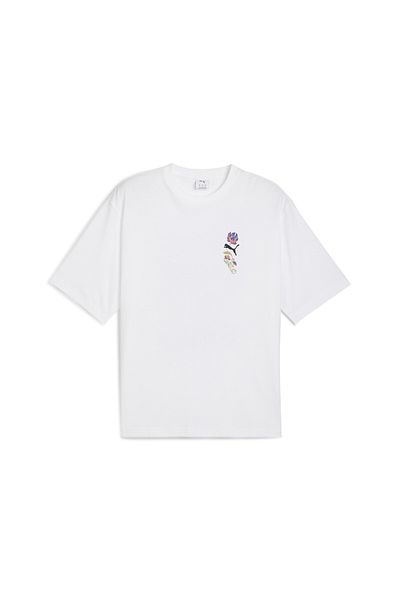 Puma Ανδρικό μπλουζάκι Boxy με floral αθλητικό σχέδιο