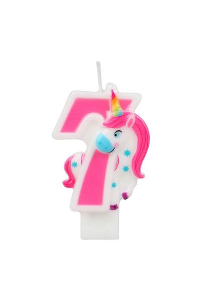 BMW Birthday Candle, Number 7 Model