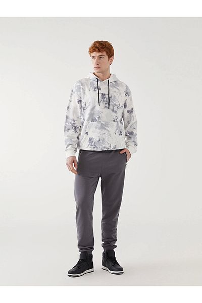 LC Waikiki Ανδρικό αθλητικό παντελόνι Jogger XSIDE Grey Standard Fit
