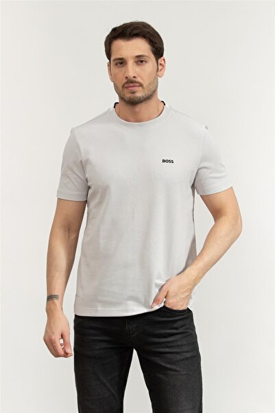 BOSS Erkek Bisiklet Yaka T-Shirt