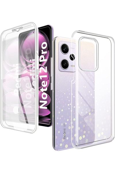 ALC MOBILE 360 Xiaomi Redmi Note 12 Pro Case - V2 Transparent front and back