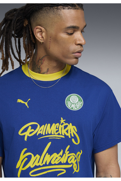 Puma Pánské basketbalové tričko HOOPS x SE PALMEIRAS
