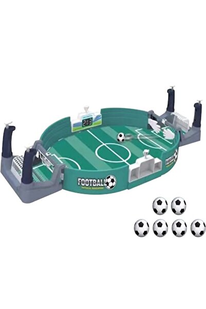 dalimag Set fotbal de masa QttvbTna, policarbonat, verde inchis, 57x28x11.5cm