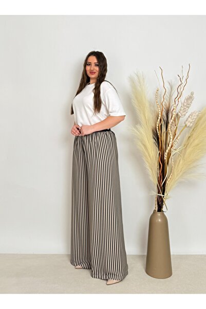 DE WHITES PANTALONI MARE CU IMPRIMARE SI ELASTIC LA TALIE