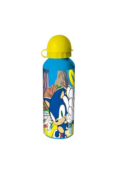 Sonic Children's water bottle, aluminum, 500 ml, multicolor, Movie, Sonic