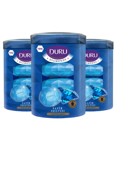 Duru Diamonds Serisi Blue Katı Sabun 4x90 Gr 3 Adet