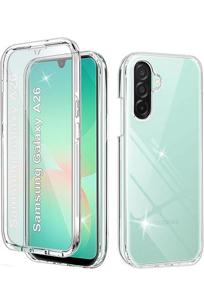 ALC MOBILE 360 case compatible with Samsung Galaxy A26 - V2 Transparent front and back