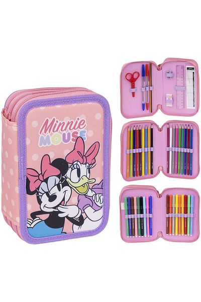 Minnie Mouse Minnie Equipped Pencil Case, Pink
