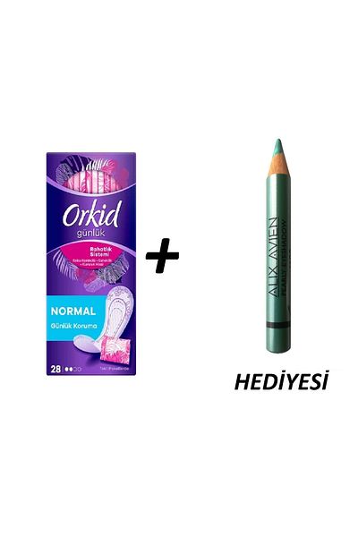 Orkid Daily Pad Extra Comfort System and Pearly Eyeshadow Pencil Shadow Jade 8690605665876