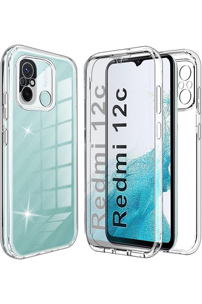 ALC MOBILE Cover 360 Xiaomi Redmi 12C - V2 Transparent front and back