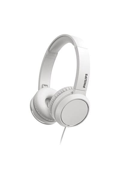 Philips Căști Philips cu bandă de susținere cu fir, albe