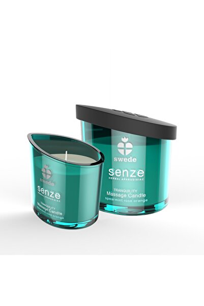 Swede Lumânare de masaj, Senze Tranquility, Mentă, Trandafir, Portocală, 50 ml
