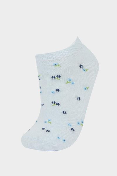DeFacto Women's 7-Piece Cotton Booties Socks F5637Axns