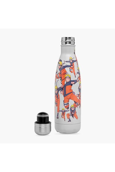 NARUTO Printed Stainless Steel Water Bottle - 500 ml