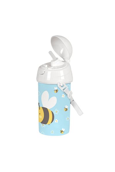 safta Abeja Water Bottle, 500 ml, Light Blue PVC
