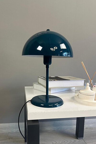 Bamyum Mantar Masa Lambası Deniz Yeşili Modern Metal Masa Aydınlatma Modeller...