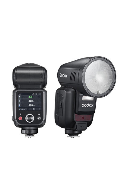 Godox V100 Canon Uyumlu Yuvarlak Tepe Flaşı