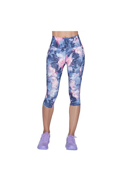 SKECHERS Colanți Capri cu talie înaltă, roz de vară, Go Walk, colanți pentru femei