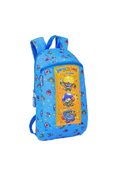 SuperThings Rucsac casual SuperThings, albastru multicolor, 22 x 39 x 10 cm