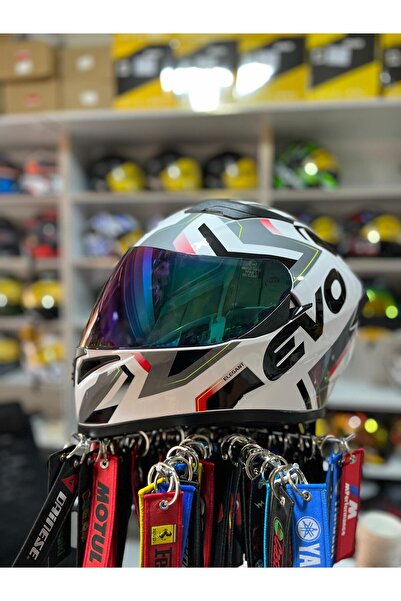 HZN MOTOR Evo Full Face Kask İridyum Camlı