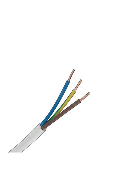 Yuwell YU WELL Electrical PVC Flexible Wire Power Cord 3 Core Extension Wire Copper Wire (1.5mm 5Meter)